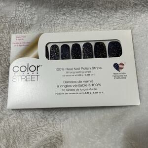 Color Street Nail Polish Strips - Deep water Opal Sparkle New In Package